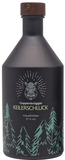 Keilerschluck-Flasche-frontal